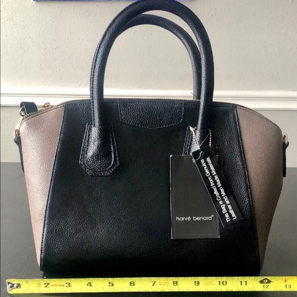 Harve Bernard Black and Tan purse NWT